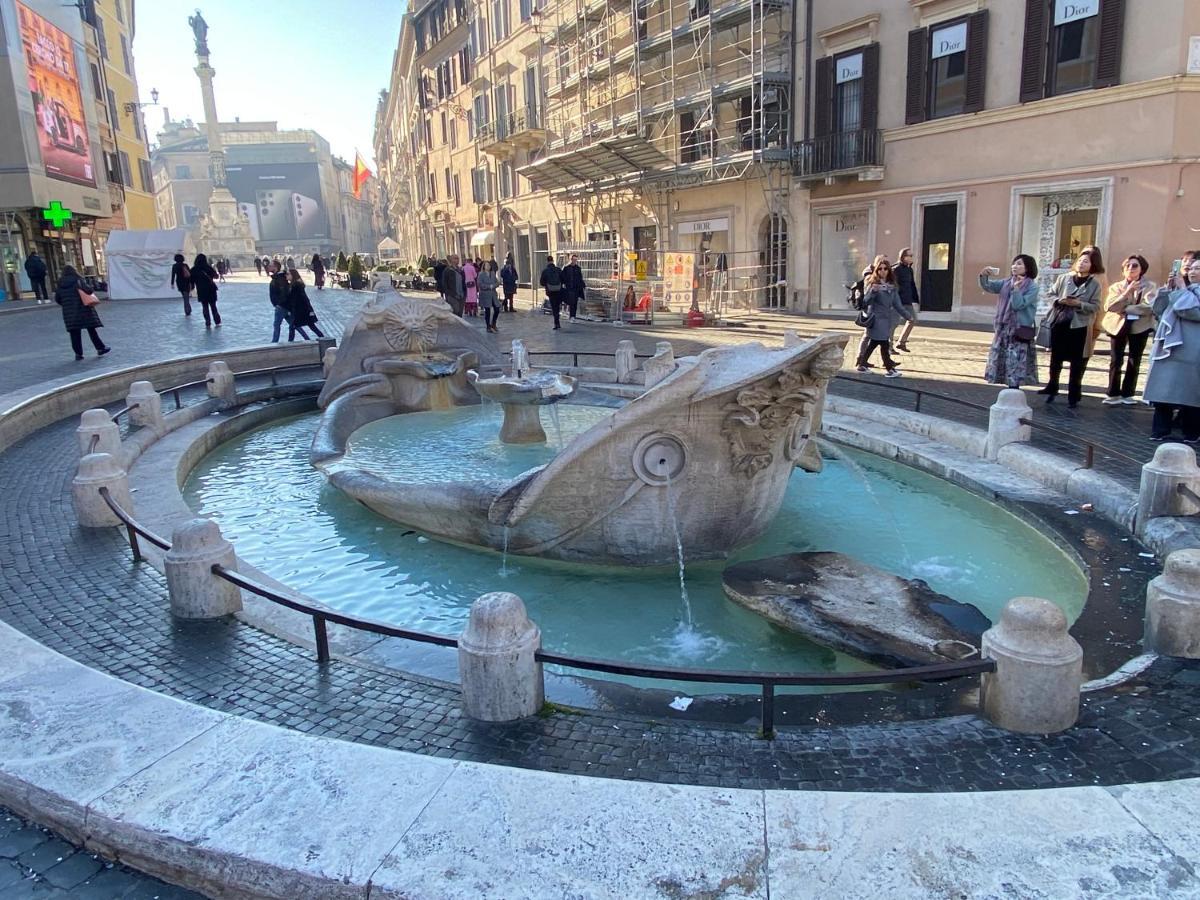 Spanish Steps Rome View Kültér fotó