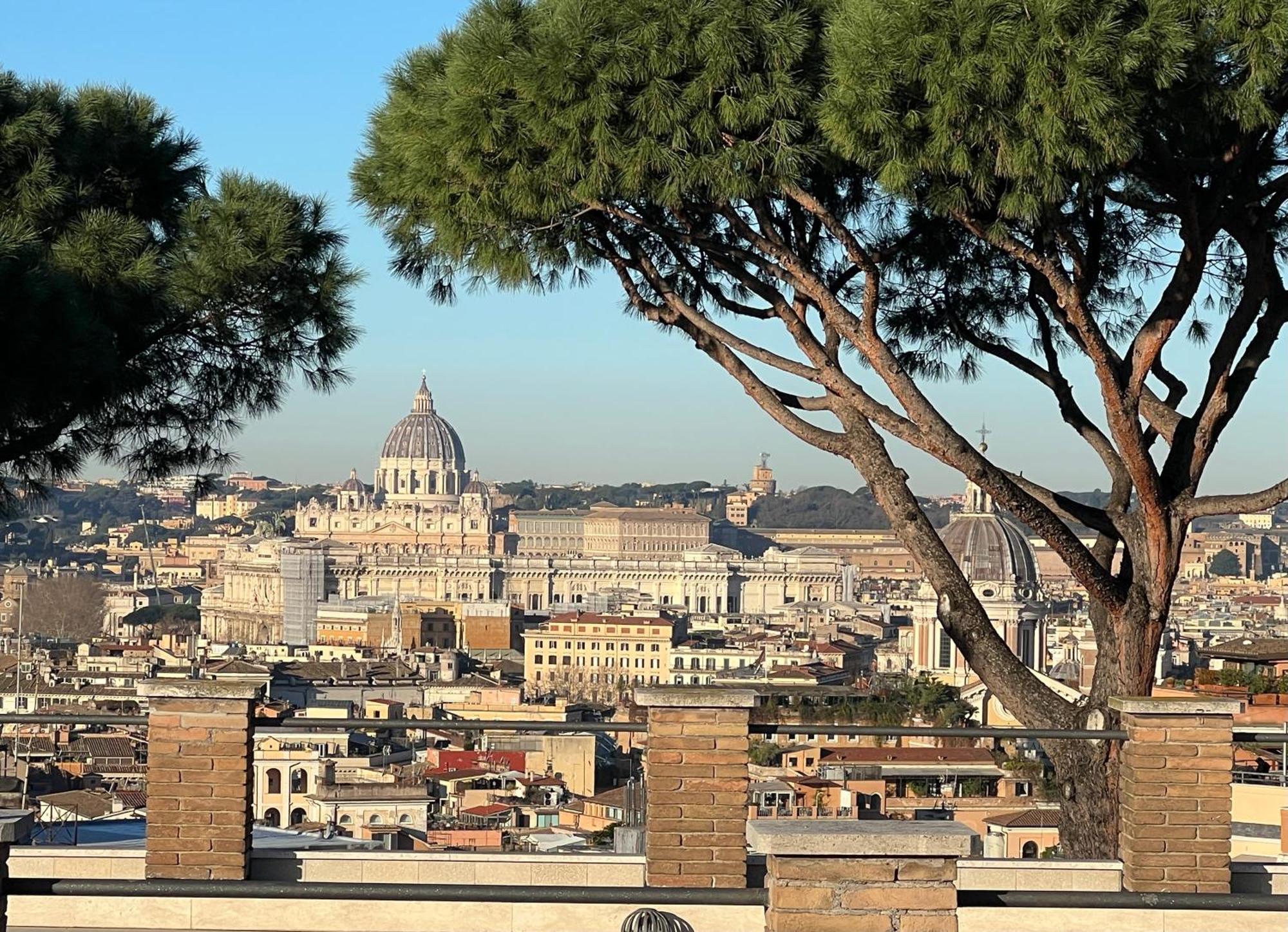 Spanish Steps Rome View Kültér fotó